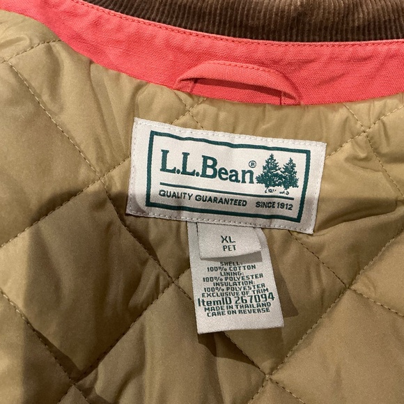L.L. Bean Heavy Canvas/Thinsulate Barn Jacket Size  XLP - Picture 7 of 10